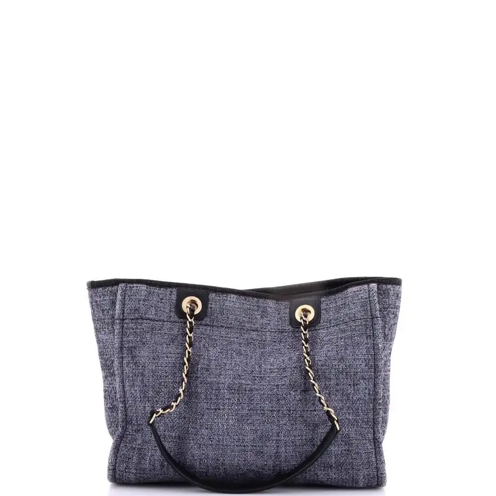 Chanel Deauville Tote Raffia With #242402C40B - Picture 3 of 8